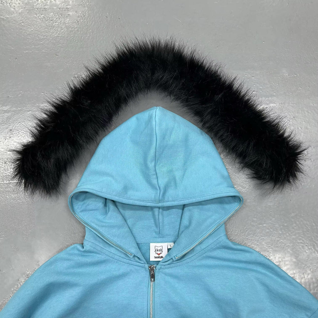 Mordecai/ Rigby Zip Up Hoodie (Pre-Order)
